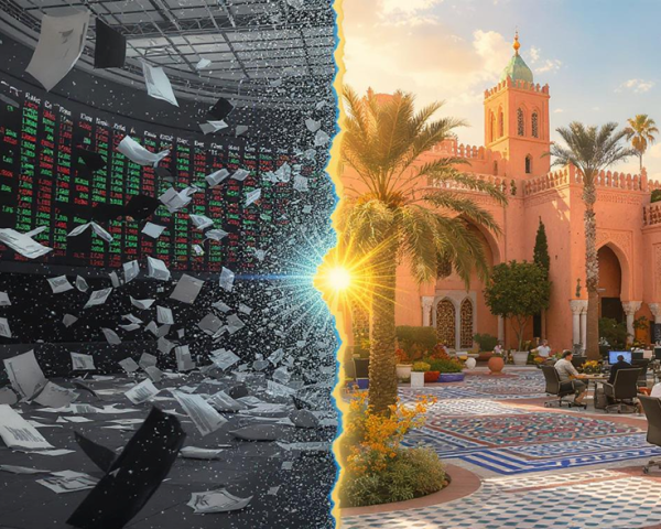 IA : La Bourse s’effondre, Marrakech innove !